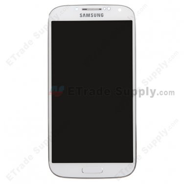 OEM Samsung Galaxy S4 SGH-M919 LCD Screen and Digitizer Assembly with Front Housing White