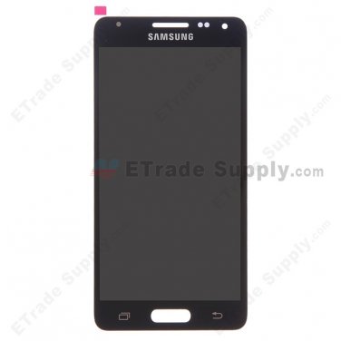OEM Samsung Galaxy Alpha SM-G850 LCD Screen and Digitizer Assembly - Black - Samsung Logo - A Grade