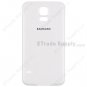 OEM Samsung Galaxy S5 SM-G900 Battery Door (Water-proof Gasket) - White - With Samsung Logo