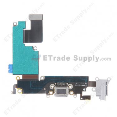 OEM Apple iPhone 6 Plus Charging Port Flex Cable Ribbon - Gray - A Grade