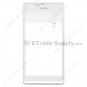 OEM Sony Xperia SP M35h Digitizer Touch Screen with Front Housing - White - Sony Logo - A Grade