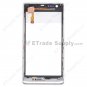 OEM Sony Xperia SP M35h Digitizer Touch Screen with Front Housing - White - Sony Logo - A Grade
