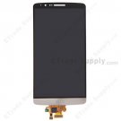 OEM LG G3 D855 LCD Screen and Digitizer Assembly - Gold - With LG Logo Only