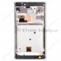 OEM Nokia Lumia 925 LCD Screen and Digitizer Assembly with Front Housing - Silver