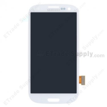 OEM Samsung Galaxy S3 SGH-T999 LCD Screen and Digitizer Assembly - White - A Grade