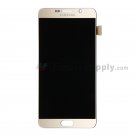 OEM Samsung Galaxy Note 5 Series LCD Screen and Digitizer Assembly - Gold - Samsung Logo - A Grade