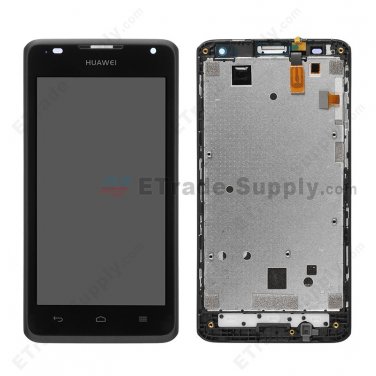 Huawei Ascend Y530 LCD Screen and Digitizer Assembly with Front Housing - Black
