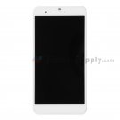 OEM Huawei Honor 6 Plus LCD Screen and Digitizer Assembly with Frame - White - Without Any Logo
