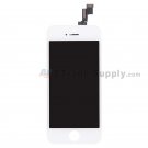 For Apple iPhone 5S LCD Screen and Digitizer Assembly with Frame Replacement - White - Grade R