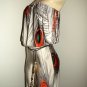 SEXY JUMPSUIT PEACOCK FEATHERS DESIGN (SIZE S,M,L)