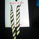 Bone Long Drop Earrings