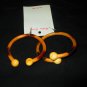 Wooden Bracelet earrings
