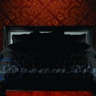 1000-TC Egyptian Cotton Twin/Twin XL Black Ruffle Duvet Covers Set