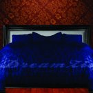 1000-TC Egyptian Cotton Twin/Twin XL Navy Blue Ruffle Duvet Covers Set