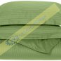 1000-TC Egyptian Cotton Twin/Twin XL Sage Stripe Duvet Covers Set
