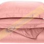 1000-TC Egyptian Cotton Twin/Twin XL Pink Stripe Duvet Covers Set