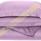 1000-TC Egyptian Cotton Twin/Twin XL Lavender Stripe Duvet Covers Set