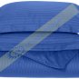 1000-TC Egyptian Cotton Twin/Twin XL Egyptian Blue Stripe Duvet Covers Set