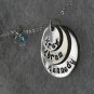 Triple Disc Aluminum Necklace
