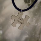 Stainless Steel Puzzle Piece Necklace