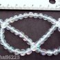 50 6mm Czech Glass Round Beads: Luster Iris - Crystal