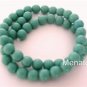 50 6mm Czech Glass Round Beads: Turquoise