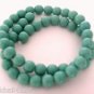 50 6mm Czech Glass Round Beads: Turquoise