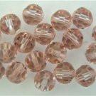 3 6mm Swarovski 5000 Crystal Rounds -- Cantaloupe