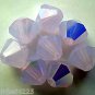 5 5mm Swarovski 5301 Crystal Bicones -- Violet Opal AB