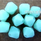 5 6mm Swarovski 5301 Crystal Bicones -- Mint Alabaster