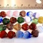 25 9 x 9 mm Czech Glass Shell Beads: Shell Mix
