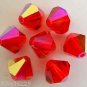 5 5mmSwarovski 5301 Crystal Bicones -- Light Siam AB