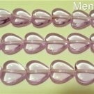 25 10x10 mm Heart Beads: Alexandrite