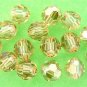 3 6mm Swarovski 5000 Crystal Rounds -- Golden Shadow
