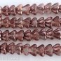 25 8mm Czech Bell Flowers: Apollo Gold