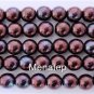 50 6mm Czech Round Beads: Luster - Metallic Amethyst