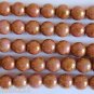 50 6mm Czech Glass Round Beads: Luster - Oraque Rose/Gold Topaz