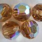 Swarovski 5000 Crystal Beads-5mm Lt.ColoradoTopaz AB(3)