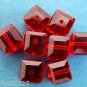 1 6mm Swarovski Crystal Cube -- Siam
