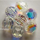 3 5mm Swarovski 5000 Crystal Rounds -- Crystal AB