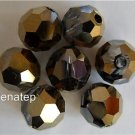 3 6mm Swarovski 5000 Crystal Rounds -- Dorado 2x