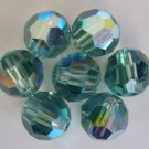 3 6 mm Swarovski 5000 Crystal Rounds -- Erinite AB