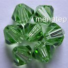 6 5mm Swarovski 5301 Bicones - Peridot(Please Read Item Description)