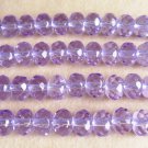 25 6 x 9mm Czech Gemstone Donuts: Alexandrite