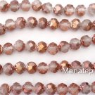 25 5/6mm Czech Glass Small Rosebud Beads: Matte - Apollo Gold