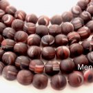50 6 mm Czech Glass Round Beads: Hurricane Glass - Matte - Mods & Rockers