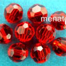 3 6 mm Swarovski 5000 Crystal Rounds: Light Siam AB