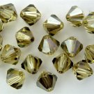 5 6mm Swarovski 5301 Bicones - Jonquil Satin(Please read item description)