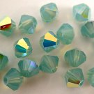 5 6mm Swarovski 5301 Crystal Bicones - Pacific Opal AB(Pls. read item descrip.)