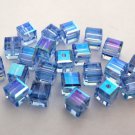 3 4mm Swarovski 5601 Crystal Beads:Lt Sapphire ABB(Please read item description)